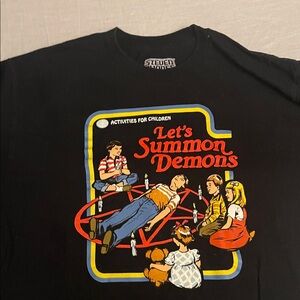 Let’s Summon Demons Graphic Tee - Black